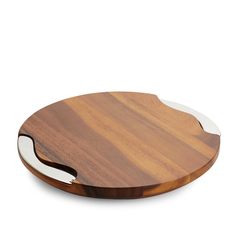 Nambe Cheese Block W/ Knife & Spread