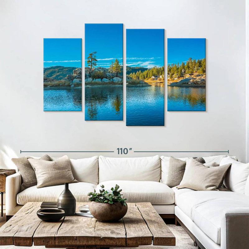Alvord Big Bear, lac Boulder Bay, H 54 po x l 84 po