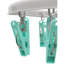 MantraRaj Oval Sock Dryer with 20 Pcs Clothes Pegs Plastic Hangers for Washing Line with Clips