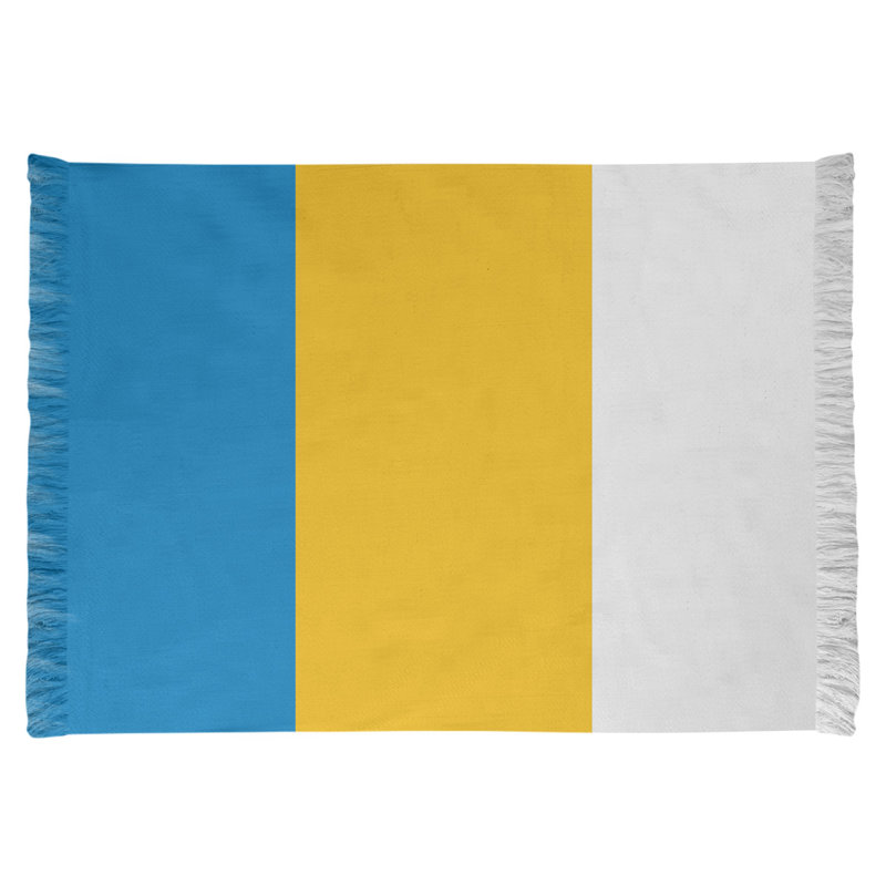 Tapis de football jaune/bleu la puissance, Non