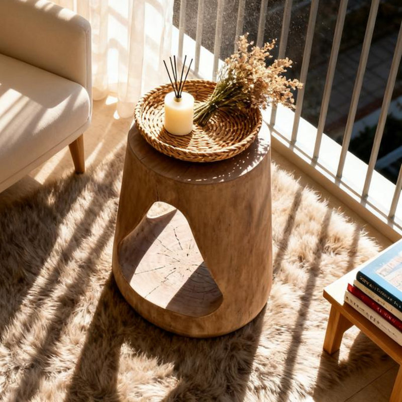 Round Accent Side Table