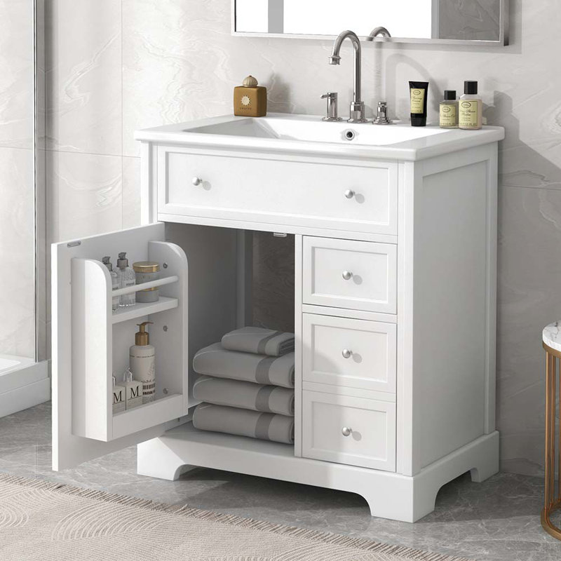 Meuble-lavabo simple 18,3 po avec comptoir