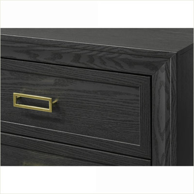 Table de chevet 2 tiroirs Modern Glam