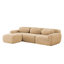 L-Shaped Soft And Fluffy Plush Fabric