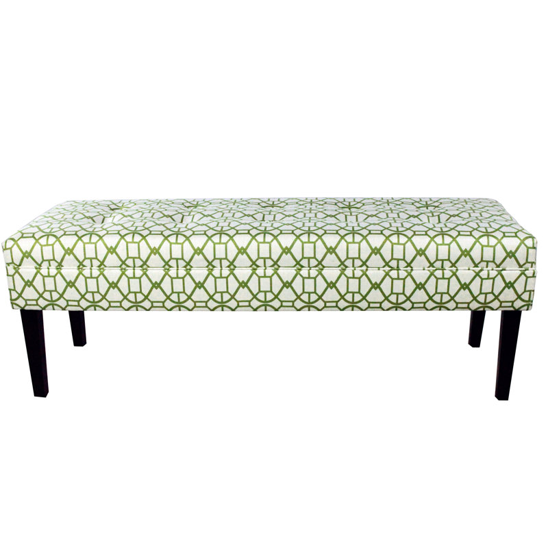 Banc rembourré Seguis, vert