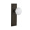 Plaque avec bouton de porte en porcelaine blanche New York
