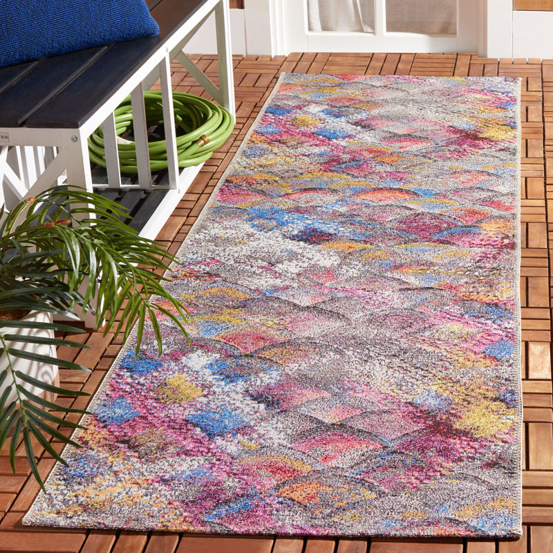 Lowenthal Indoor/Outdoor Area Rug, Runner 2'8" x 8'