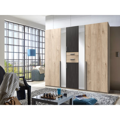 Adelaida 6 Door Manufactured Wood Wardrobe