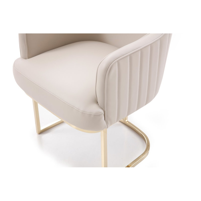Christine 19'' H Faux Leather Upholstered Armchair