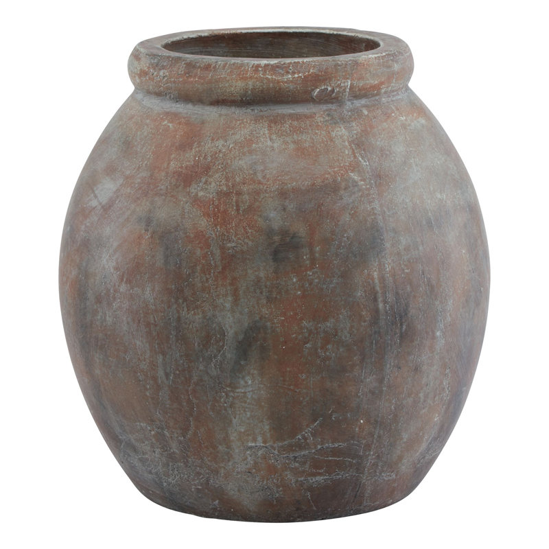 Marina Handmade Ceramic Planter, Brown