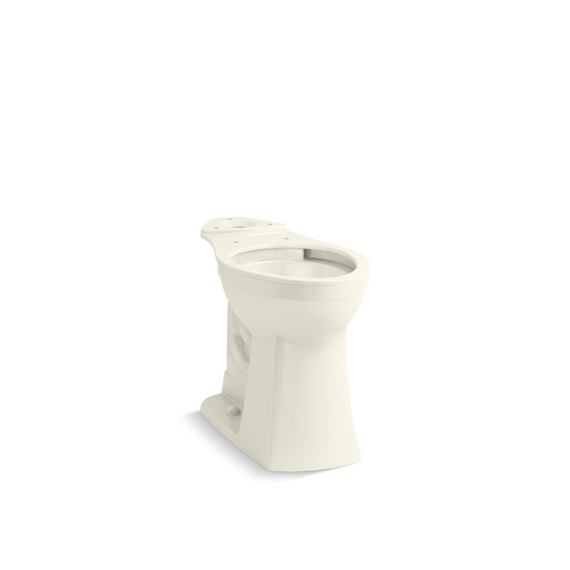 Grande cuvette de toilette allongée Kelston, Biscuit