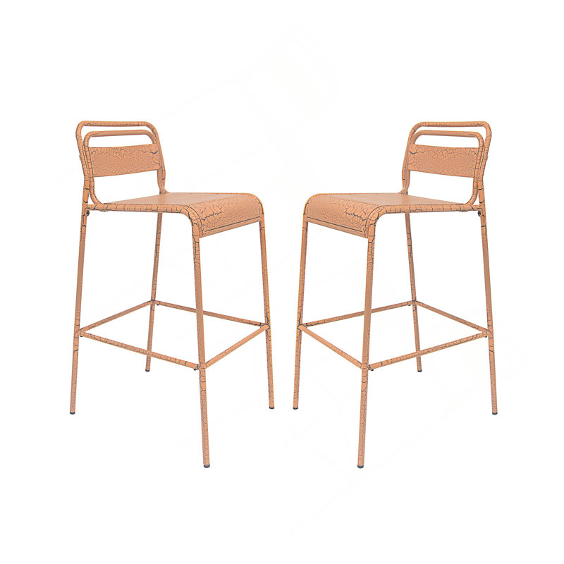 Tabouret d'extérieur, 2, Orange