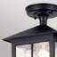 Lucia Matte Black 1 - Bulb Accent
