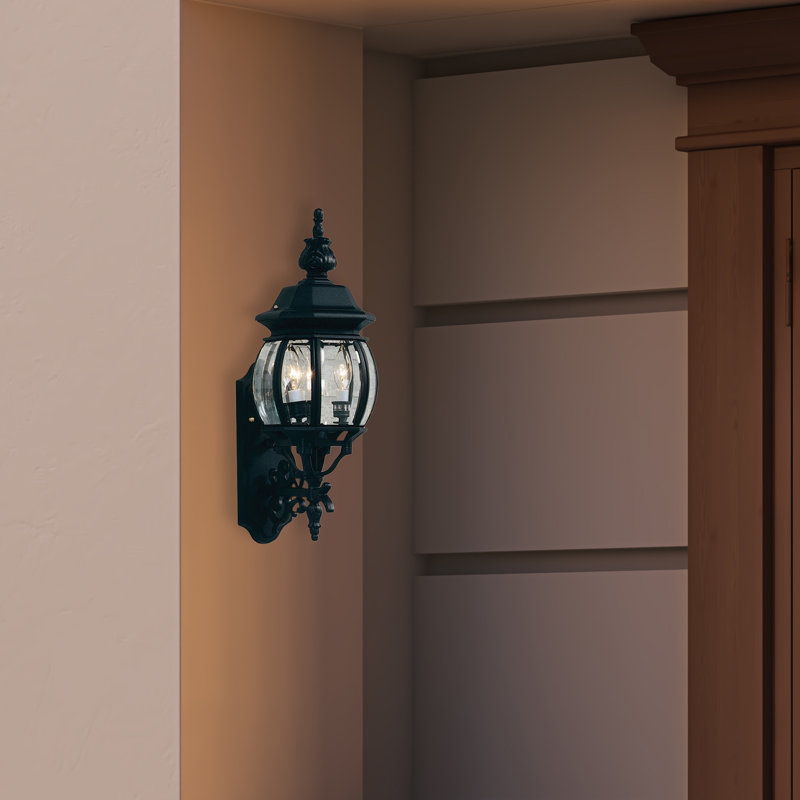 Classico Aluminum Wall Light, Black