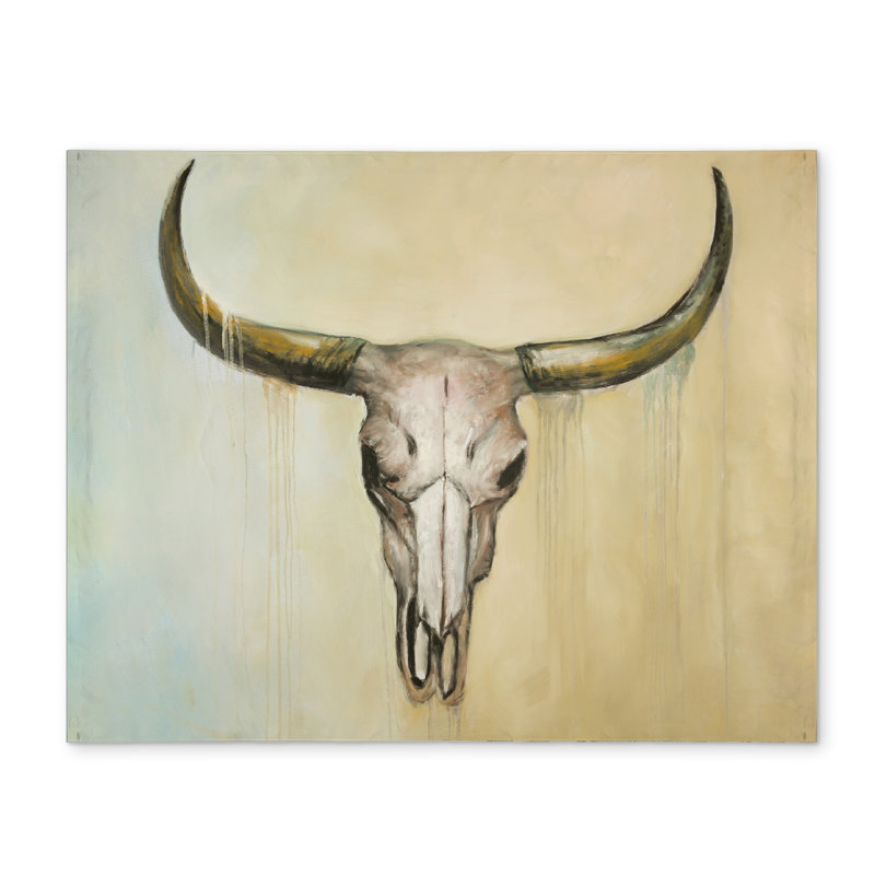 Cow Skull Placemat - Brown Polyester, Bedroom Decor