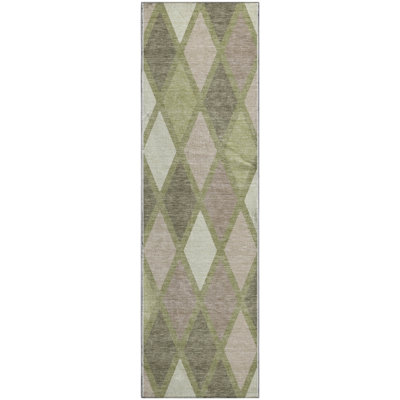 Premium Machine Washable Prisco Aloe Rug