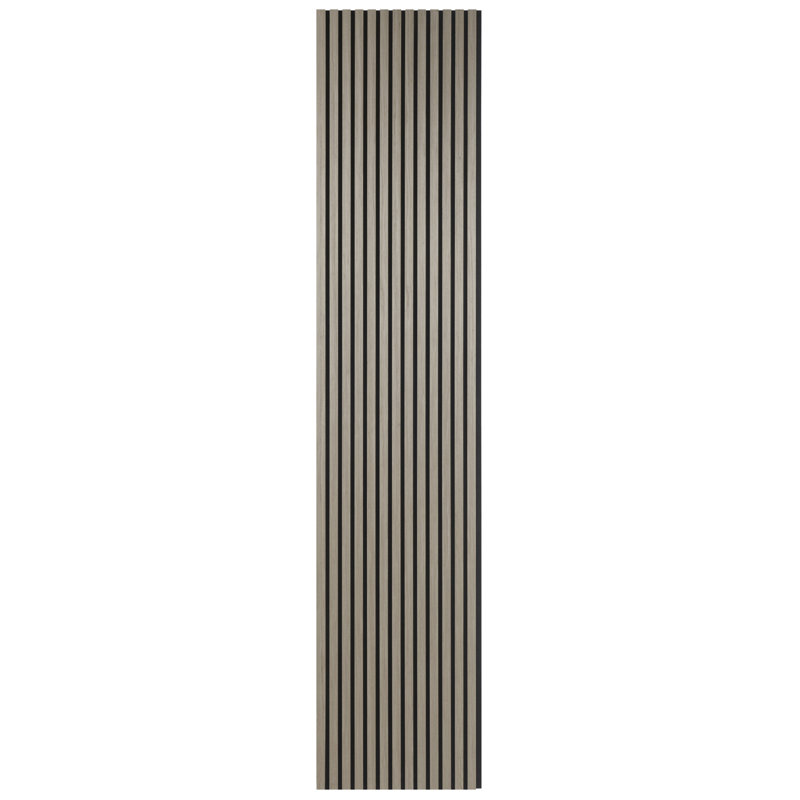 Panneau mural acoustique Quanti 0,70 po x 20,47 po x 96,06 po gris, Grey