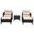 Medina Wicker 2 - Person Patio Conversation Set with Cushions