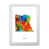 White Framed