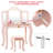 Midway Kids Vanity Set with Mirror-734210929