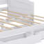 Lit de jour avec lit gigogne et deux tiroirs de rangement, lit de jour extensible-979726744