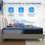Matelas en mousse viscoélastique gélifiée mi-ferme 10 po Home-301398748