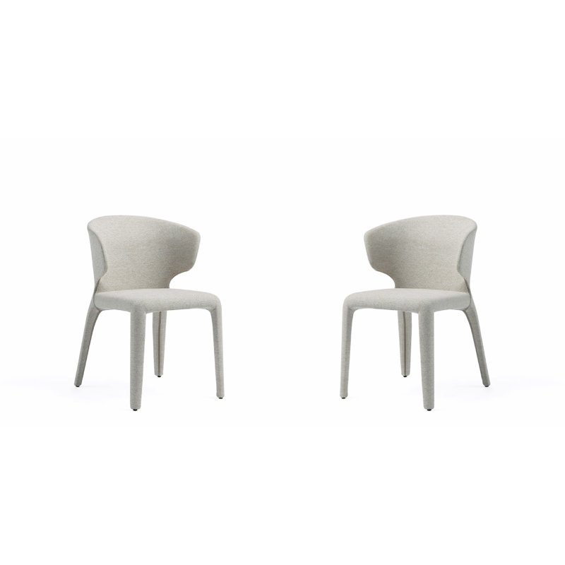 Chaise d'appoint Conrad Mid-Century, Blé
