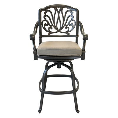Tabouret de bar avec coussin Kaneidra