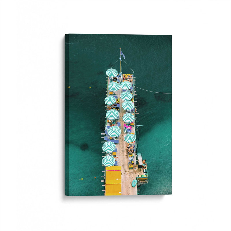Impression sur toile Pier Paradise, H 18 po x l 12 po x P 1,25 po, Toile tendue