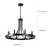 Alexandrina 8-Light Farmhouse Chandeliers For Dining Room Chandelier, 24" Rustic Wagon Wheel Chandelier For Dining Room Chandelier