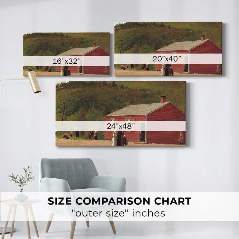Série paysage - CM XXVI - Toile tendue avec châssis encadré - Prêt à être accroché, H 21 po x l 41 po