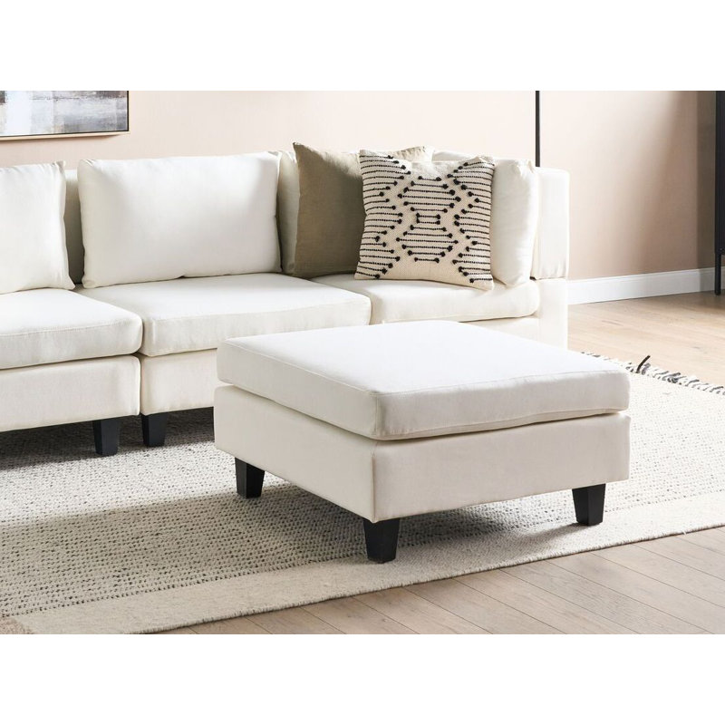 UNSTAD 76cm Wide Standard Ottoman, White