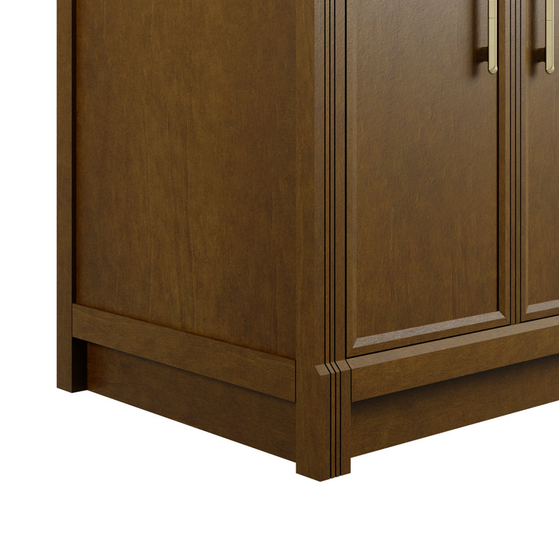 Bellshire 30" W Single Vanity Cabinet, Honey Oak, 30"