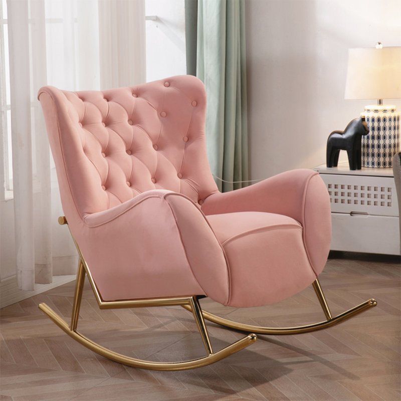 Chaise berçante élégante pour la maison, Rose Sakura