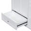 Meuble-lavabo simple autoportant 36 po avec plateau en résine Chrishad, meuble-lavabo avec charge USB, 2 portes et 3 tiroirs-934646116