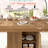 63" - 78" Expandable Dining Table With Storage Cabinet,Modern Minimalist Dining Table For 6-10 People