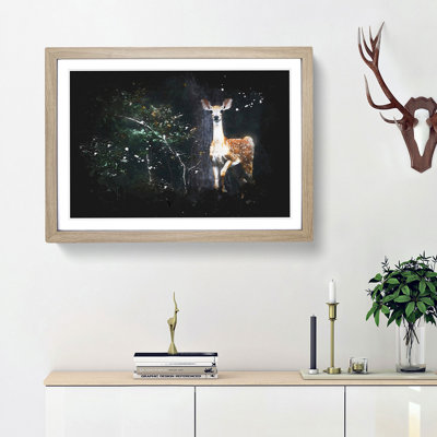 Curious Fawn - Framed Print