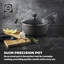 Tower T900116 Precision 24cm Non-Stick Forged Aluminium Stock Pot Diamond Coating, Soft Grip Handles, Black