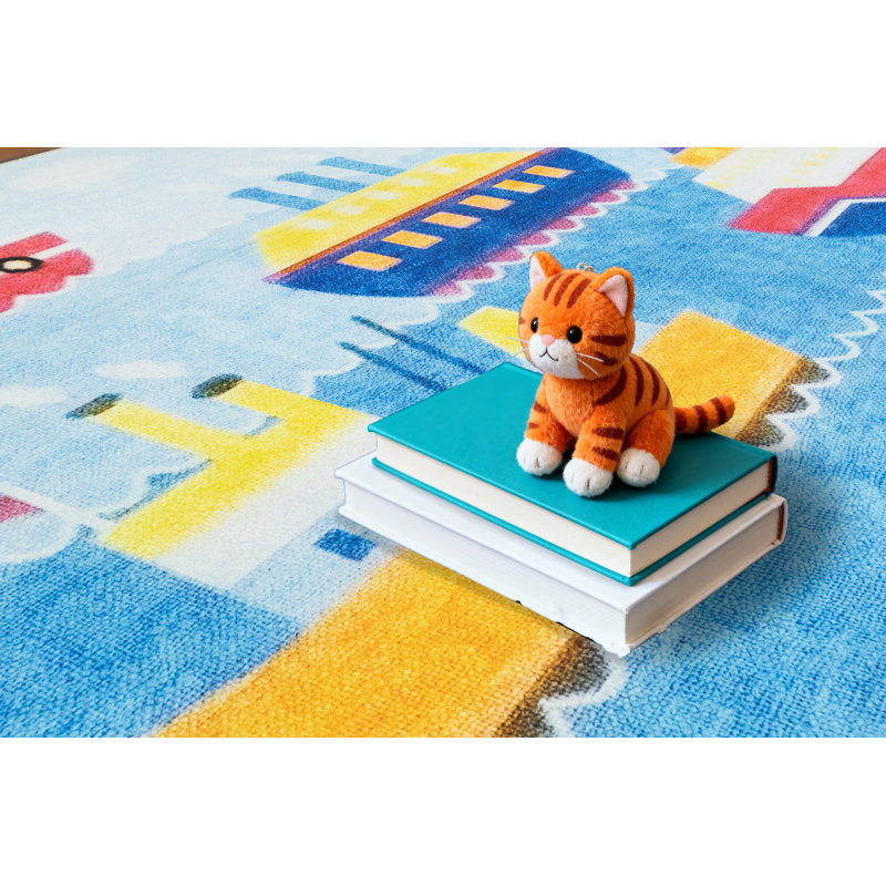 Tapis bleu Trym, Rectangle 3 pi x 5 pi