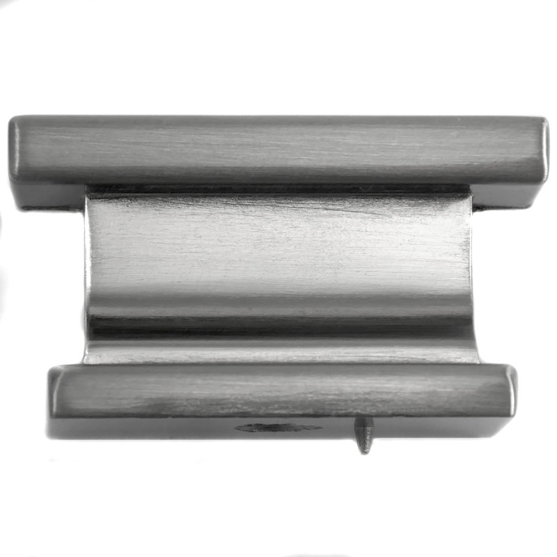 Park Avenue Rectangular Knob, Satin Nickel
