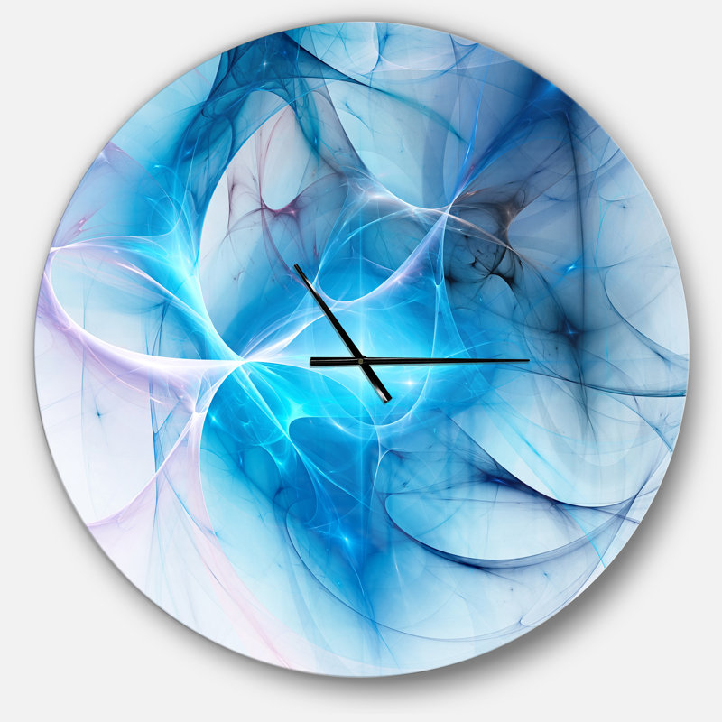 Horloge murale moderne Blue Nebula Star, Surdimensionné