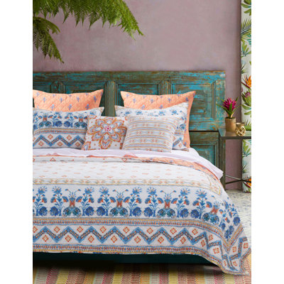 Aleena Eclectic Floral Quilt Set