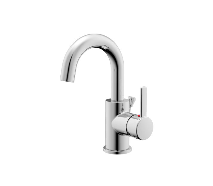 Single-handle Bathroom Faucet with Drain Assembly, Chrome