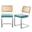 Chaise d'appoint rembourrée en velours Amyris-599058958-587093979