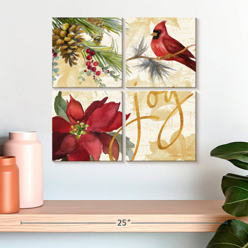 Lelend Christmas Poinsettia I, H 18 po x l 18 po