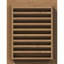 Grille d'aération verticale en cèdre-71932081