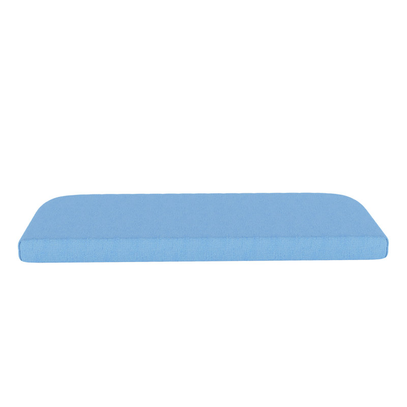 Ottoman/Bench Replacement Cushion 19L x 42.75W x 3D Sunbrella, Canvas Air Blue Sunbrella® Canvas