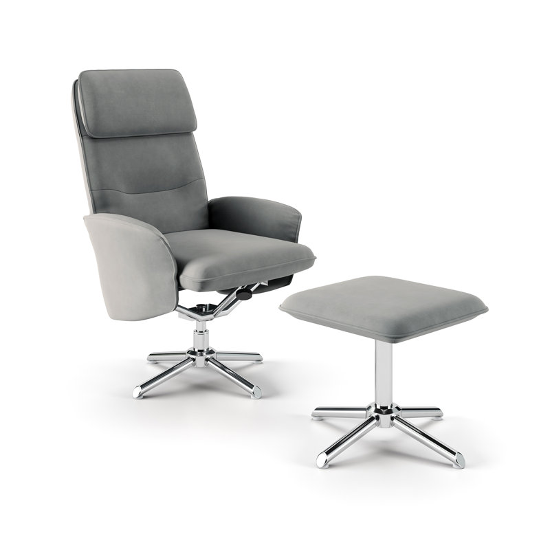 Berkman 70cm Wide Swivel Ergonomic Recliner