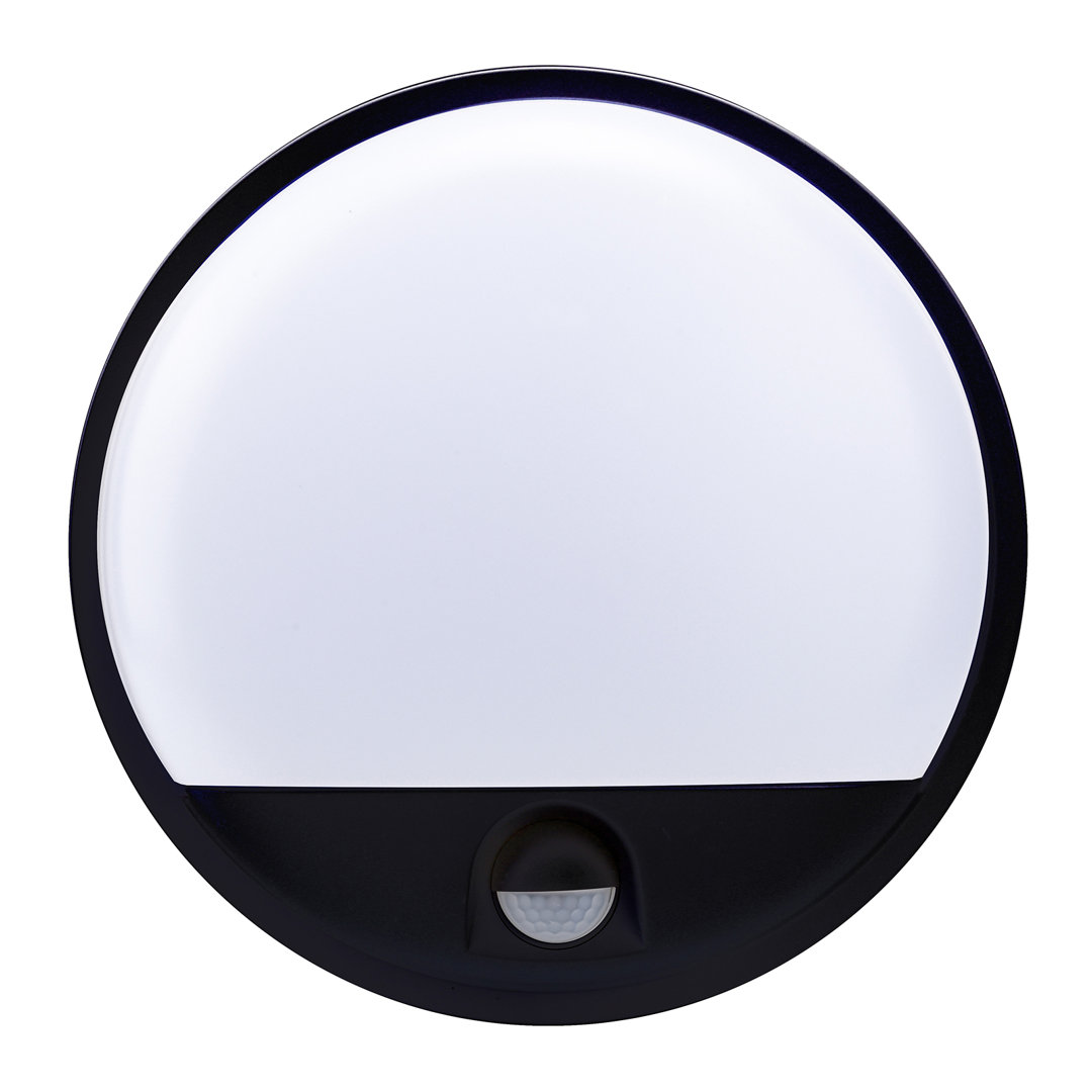 Black Integrated LED Outdoor Bulkhead Light