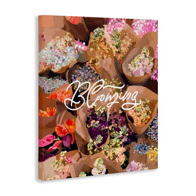 Blooming Spring Bouquets Canvas, design by Amelia Noyes